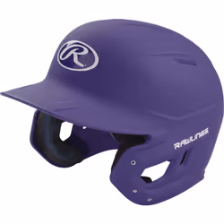 Rawlings | MACH Batting Helmet | Matte Purple | Junior (6 3/8"" - 7 1/