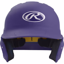 Rawlings | MACH Batting Helmet | Matte Purple | Junior (6 3/8"" - 7 1/