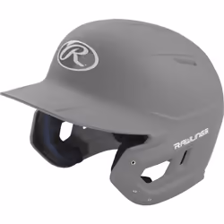 Rawlings | MACH Batting Helmet | Matte Silver | Junior (6 3/8" - 7 1/8")