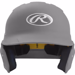 Rawlings | MACH Batting Helmet | Matte Silver | Junior (6 3/8" - 7 1/8")