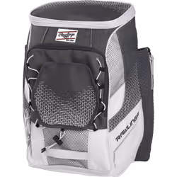 Rawlings | IMPULSE Backpack Equipment Bag | Baseball/Softball | White
