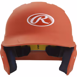 Rawlings | MACH Batting Helmet | Matte Orange | Senior (6 7/8"" - 7 5/