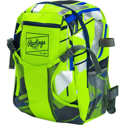 Rawlings | REMIX Baseball & Softball Equipment Bag | T-Ball / Rec / Travel | Backpack - Green