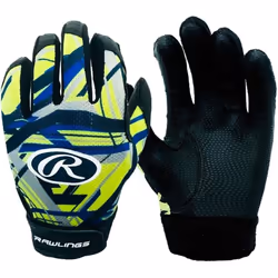 Rawlings Remix T-Ball/Coach Pitch Batting Gloves | Boys & Girls Size Youth XS | Neon Green