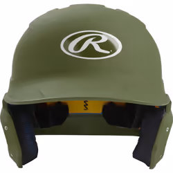 Rawlings | MACH Batting Helmet | Matte Military Green | Senior (6 7/8"