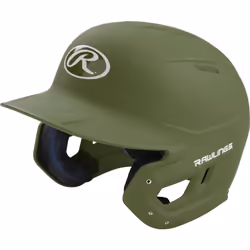 Rawlings | MACH Batting Helmet | Matte Military Green | Junior (6 3/8"