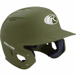 Rawlings | MACH Batting Helmet | Matte Military Green | Junior (6 3/8"