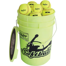 Rawlings | NC12BB Fastpitch Softballs & Bucket | 12"""" | 18 Count
