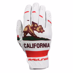 Rawlings 5150 Flag Country Batting Gloves Limited Edition Adult California Small