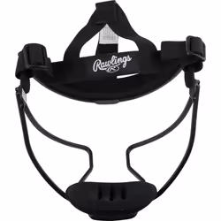 Rawlings | HI-VIZ Fastpitch Softball Fielders Mask | Black | Youth