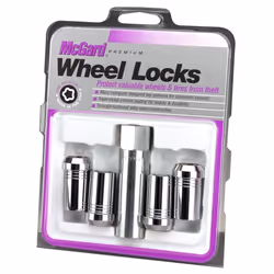 McGard 25240 Chrome (1/2""""-20 Thread Size) Tuner Style Cone Seat Wheel Lock Set