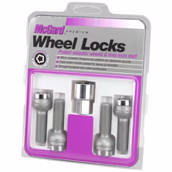 McGard 28174 Chrome Radius Seat Lock BoltM14 X 1.5 Thread Size Set of 4