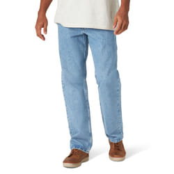 Wrangler Authentics Men's Classic 5-Pocket Relaxed Fit Cotton Jean  Stone Bleach  34W x 34L