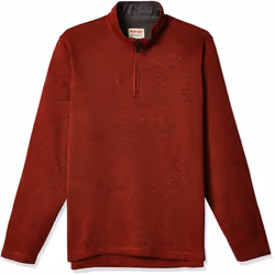 Wrangler Authentics Men's Long Sleeve Fleece Quarter-Zip Bossa Nova XX-Large