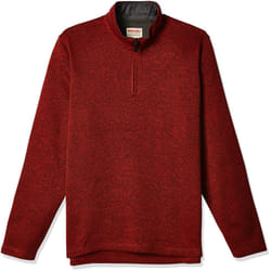 Wrangler Authentics Men's Long Sleeve Fleece Quarter-Zip  Bossa Nova  XX-Large