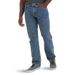 Wrangler Authentics Men's Big & Tall Classic 5-Pocket Relaxed Fit Cotton Jean  Vintage Stonewash  54W x 32L