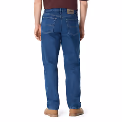 Wrangler Authentics Men's Big & Tall Classic 5-Pocket Relaxed Fit Cotton Jean  Dark Stonewash  44W x 34L