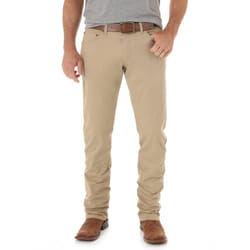 Wrangler Men's Retro Slim Fit Straight Leg Jean  Fawn  31W x 30L