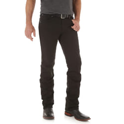 Wrangler Men's Retro Slim Fit Straight Leg Jean  Black  32W x 36L