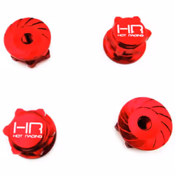 Hot Racing YEX10N02 Serrated 17mm Wheel Nuts 4- Yeti XL 4S BLX Maxx