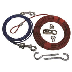 PDQ Boss Pet Q5070 000 99 70' Large Dog Trolley System with Leash  Reds