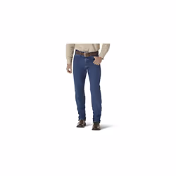 Wrangler Mens george Strait cowboy cut Original Fit Jean  Heavyweight Stone Denim  34W x 30L