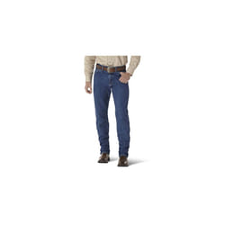 Wrangler Men's George Strait Cowboy Cut Original Fit Jean  Heavyweight Stone Denim  38W x 32L