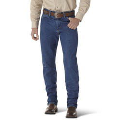 Wrangler Men's George Strait Cowboy Cut Original Fit Jean  Heavyweight Stone Denim  38W x 38L