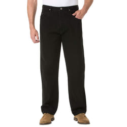 Wrangler mens Trail Trekker Relaxed Fit Jeans  Overdyed Black  34W x 34L US