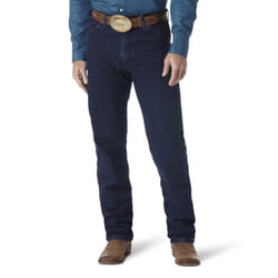 Wrangler Men's 13MWZ Cowboy Cut Original Fit Jean  Dark Stone  32W x 32L