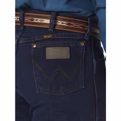 Wrangler Men's 13MWZ Cowboy Cut Original Fit Jean  Dark Stone  33W x 32L