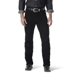 Wrangler Men's Cowboy Cut Slim Fit Jean  Shadow Black  27W x 32L