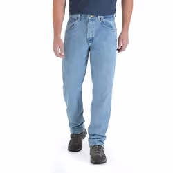 Wrangler mens Relaxed Fit Jeans Vintage Indigo 34W x 34L US