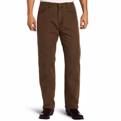 Wrangler Men's Rugged Wear Woodland Thermal Jean  Night Brown 36W x 36L