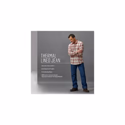 Wrangler Men's Rugged Wear Woodland Thermal Jean  Night Brown 40x30