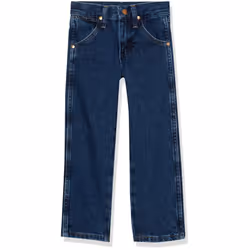 Wrangler Boys' Little 13MWZ Cowboy Cut Original Fit Jean  Dark Indigo  2