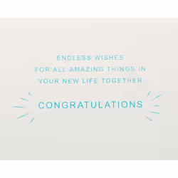 Papyrus Wedding Card (Your New Life)