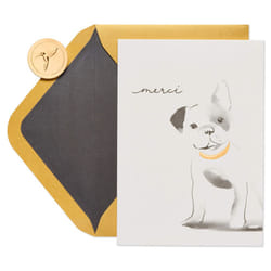 Papyrus Blank Thank You Card (Merci)