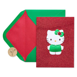 Papyrus Hello Kitty Christmas Cards Boxed with Envelopes  Warmest Wishes of the Season (12-Count)