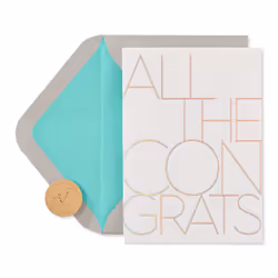 Papyrus Congratulations Card (So Happy For You)