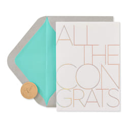 Papyrus Congratulations Card (So Happy For You)