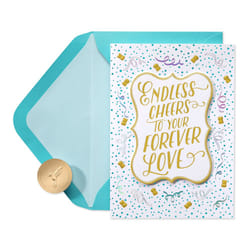 Papyrus Card for Weddings  Engagements  Wedding Showers and All Wedding Occasions Forever Love