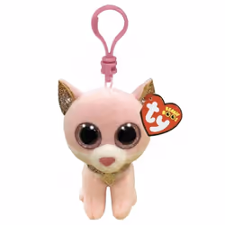 Ty Fiona the Cat - Beanie Boo - Key Clip 35247