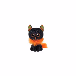 Ty Morticia Cat Orange Beanie Boo Regular | Halloween 2022 Beanie Baby Soft Plush Toy | Collectible Cuddly Stuffed Teddy