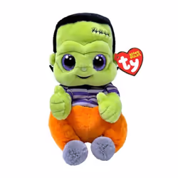Ty Victor the Monster Halloween 6" Plush Soft Toy Beanie Bellies 41506