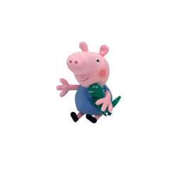 (Princess) Peppa Pig Ty Beanies 6" 16cm Plush Soft Toy Doll Princess George Danny Dog Gift(assorted) - George