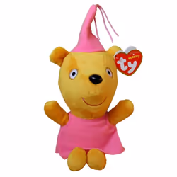 TY Peppa's Princess Teddy Beanie Soft Toy