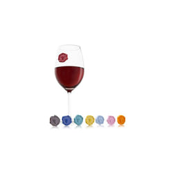 Vacu Vin Glass Markers Classic Set of 8 - Grapes Design