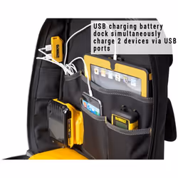 DEWALT DGC530 USB Charging Tool Backpack