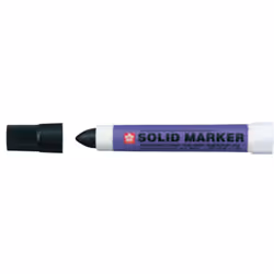 Sakura Solid Marker, Black, Black, Blue, -10 - 200 °C, Concrete, Glass, Iron, Leather, Paper, Rubber, Wood, 132 mm, 1 pc(s)